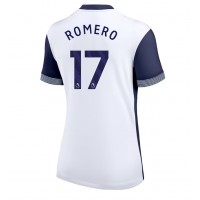 Camiseta Tottenham Hotspur Cristian Romero #17 Primera Equipación Replica 2024-25 para mujer mangas cortas